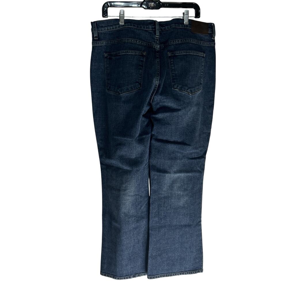 Lrl lauren jeans co ralph lauren size 16 women classic Bootcut blue dark wash - Picture 2 of 8